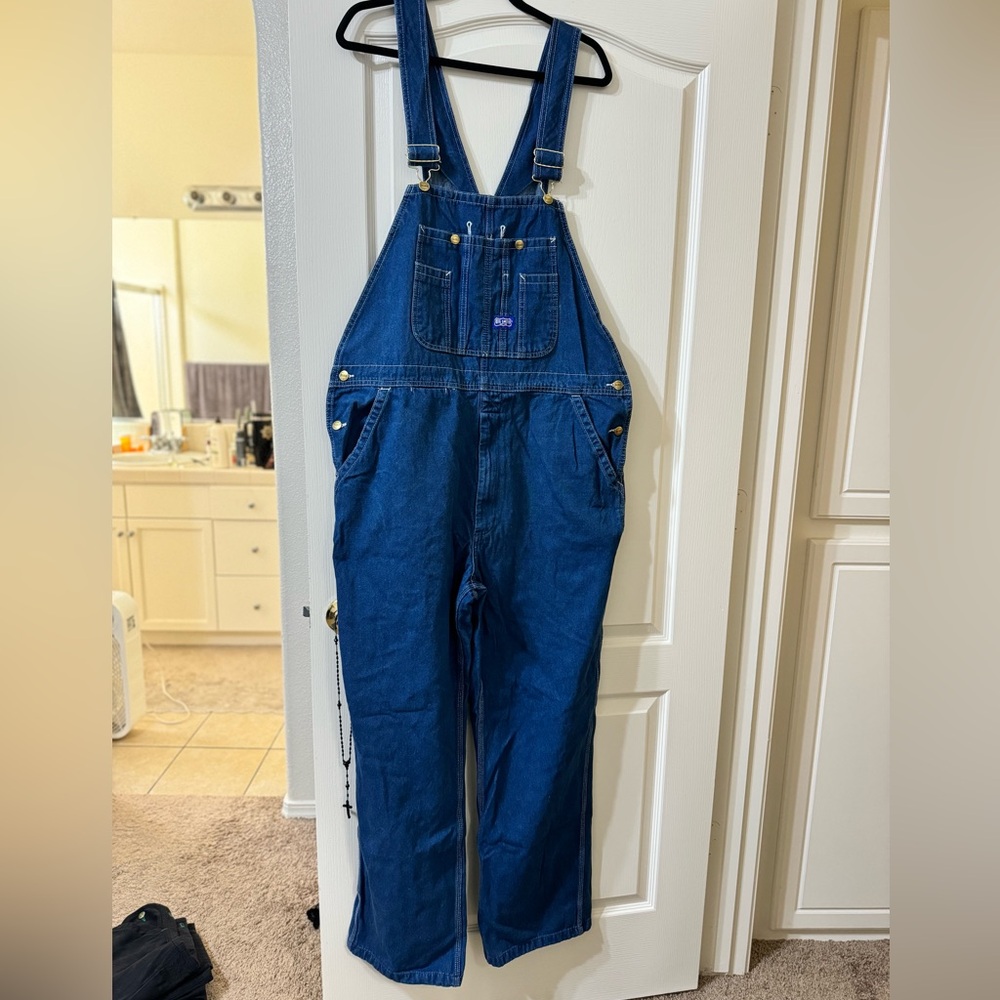 Men's XL Blue Denim Overalls